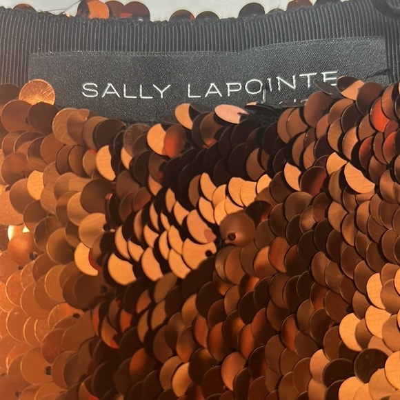 Sally Lapointe Skirt Sequin Wrap Midi Sz 2 - Picture 7 of 8